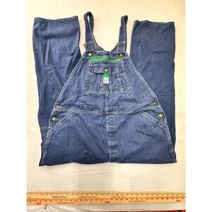 Liberty Mens Denim Overalls Blue Bib Workwear Carpenter Pants 46x32 MOV1800671